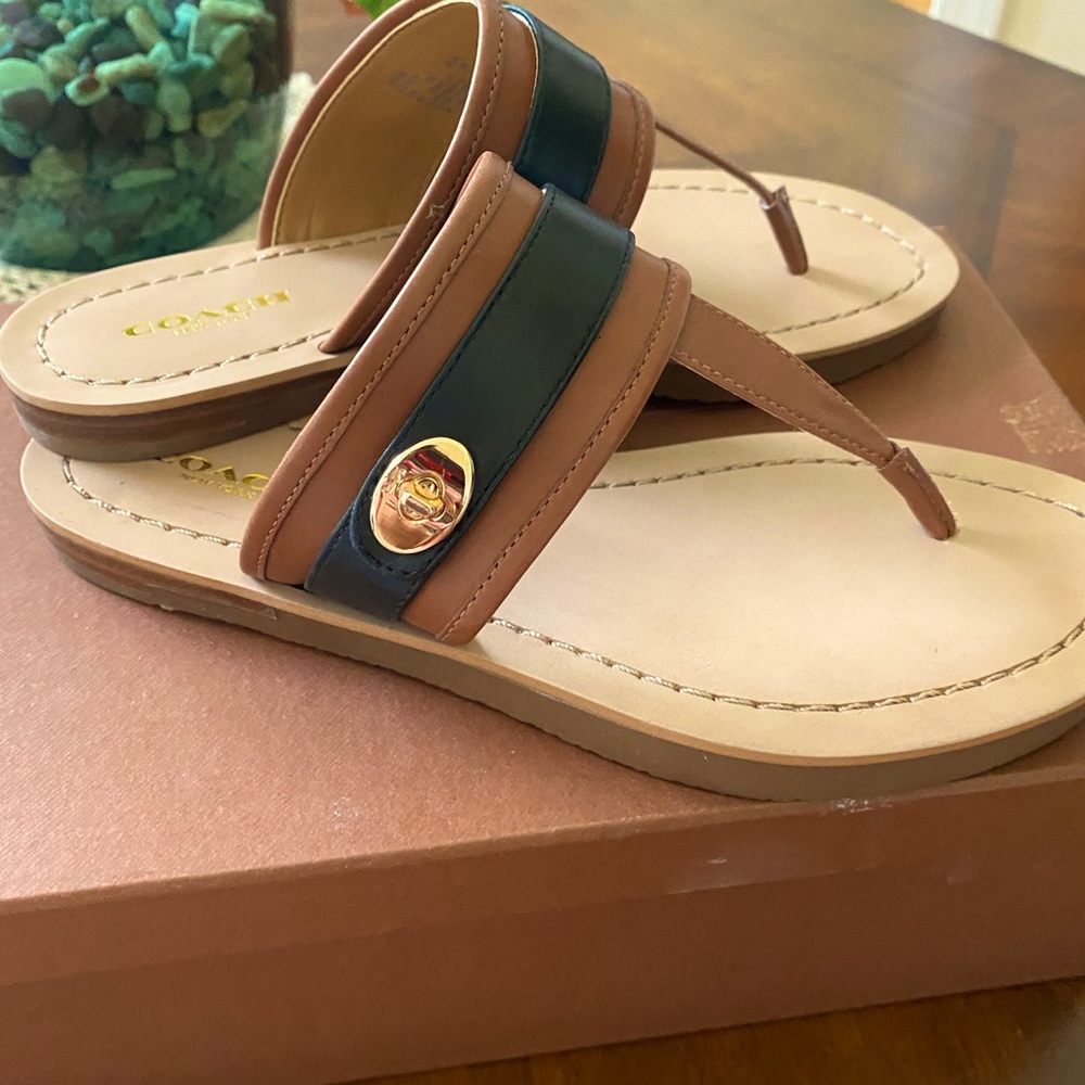 Coach sandals NIB. Size 6.